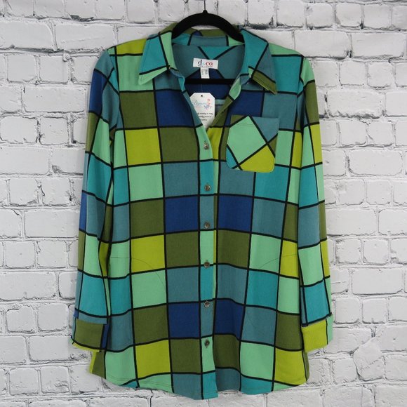 Women's Petite Heavenly Jersey Button-Front Tunic - Picture 3 of 5